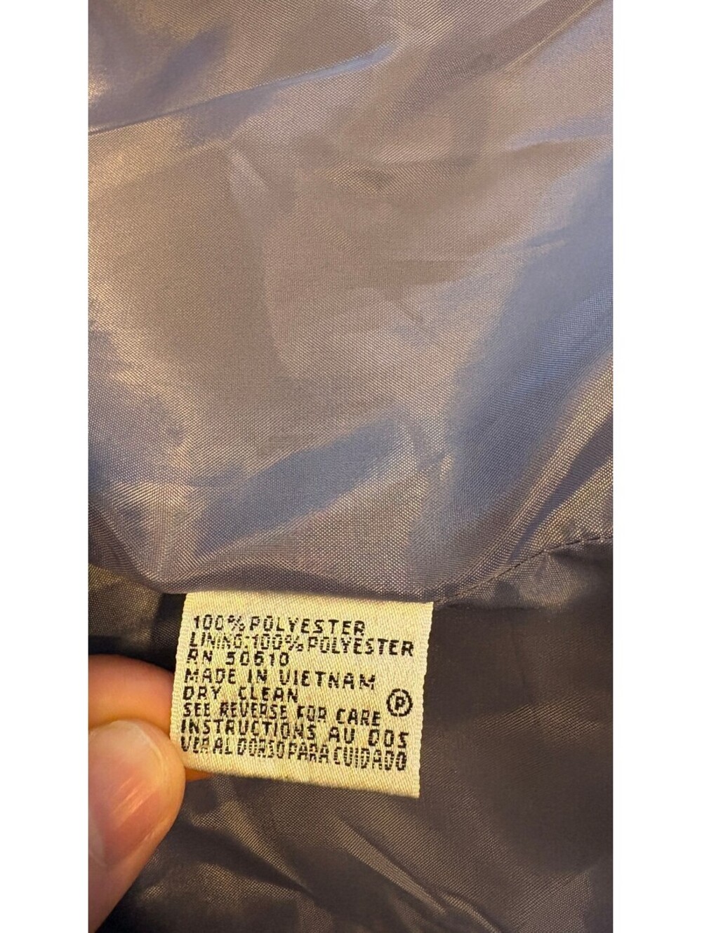Le Suit Purple Herringbone Blazer Women's Size 10 - Picture 5 of 8